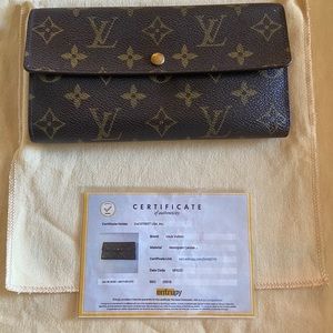 AUTHENTIC Vintage Louis Vuitton Snap Wallet